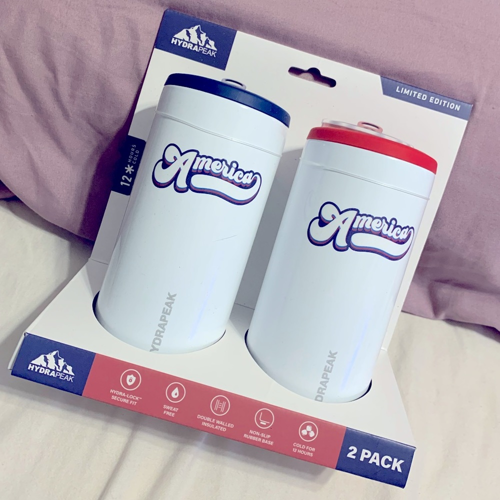 🆕 Hydrapeak 🇺🇸 America 12 oz Can Coolers 🇺🇸